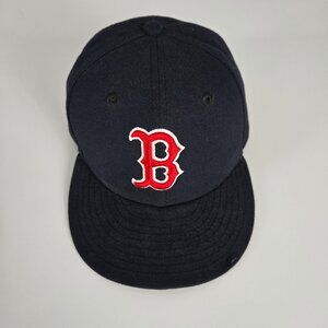 New Era 59FIFTY Boston Red Sox Fitted Hat 6 3/4 Navy MLB